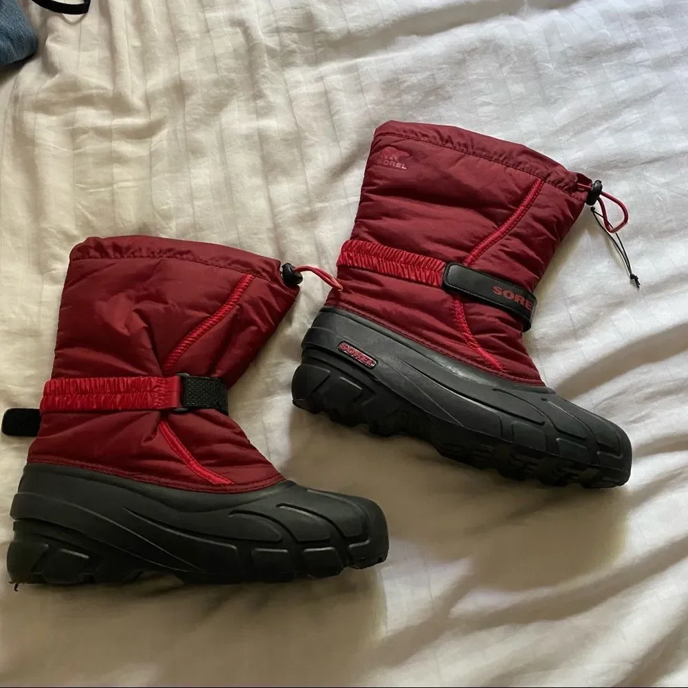 Sorel Red Winter Boots